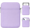 MoKo Padded Ereader Sleeve Case for 6-7 inch Tablet Bag, Compatible with 7" eReader Colorsoft Signature Edition 2024, 6" Kobo, 6" Nook, Lilac