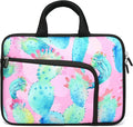 14 15 15.4 15.6 inch Laptop Handle Bag Computer Protect Case Pouch Holder Notebook Sleeve Neoprene Cover Soft Carrying Case with Extra Pockets for Dell Lenovo HP Chromebook (Colorful Cactus)