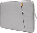 JETech Laptop Sleeve for 13-14Inch MacBook Neo (A18 Pro), MacBook Air/Pro (M1-M5) 2020-2026, 13-13.6 Inch Notebook, Waterproof Shock Resistant Bag Case with Accessory Pocket (Light Grey)