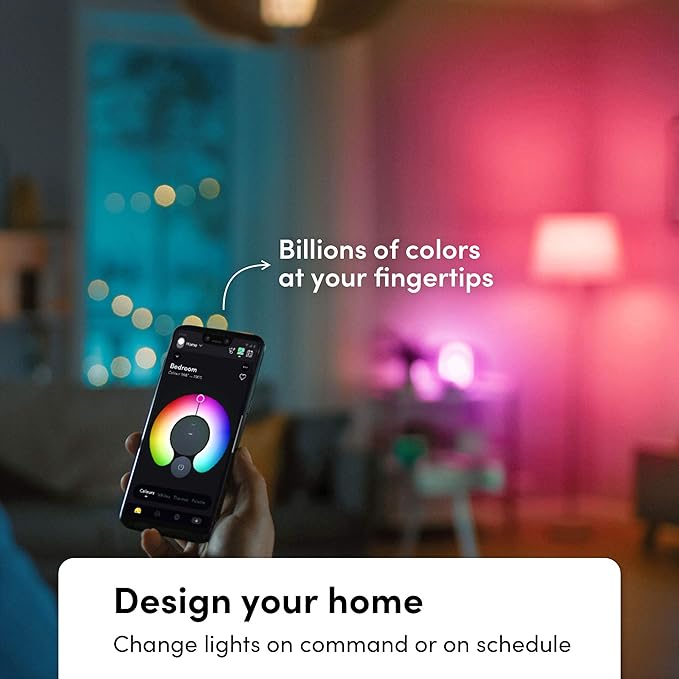 LIFX Color A19 800 lumens, Billions of Colors and Whites, Wi-Fi Smart LED Light Bulb & Color, A19 1100 lumens, Wi-Fi Smart LED Light Bulb, Billions of Colors and Whites