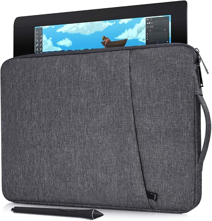 Drawing Carrying Tablet Sleeve Case for Xp-Pen Artist12 / Artist 13.3 Pro 13.3 Inch,VEIKK A15, Compatible with Wacom Cintiq 13HD Bag(Space Grey)