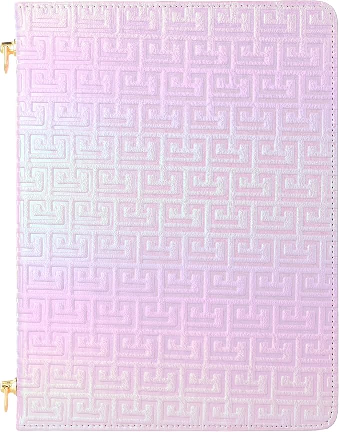 Shiny Case for iPad 9th 8th 7th Gen 10.2"/iPad Air 2019/iPad Pro 10.5, Techcircle Crossbody Iridescent Folio Stand Wallet Case with Pencil Holder+Card Slots+Hand Strap+Shoulder Strap, Shiny Lilac