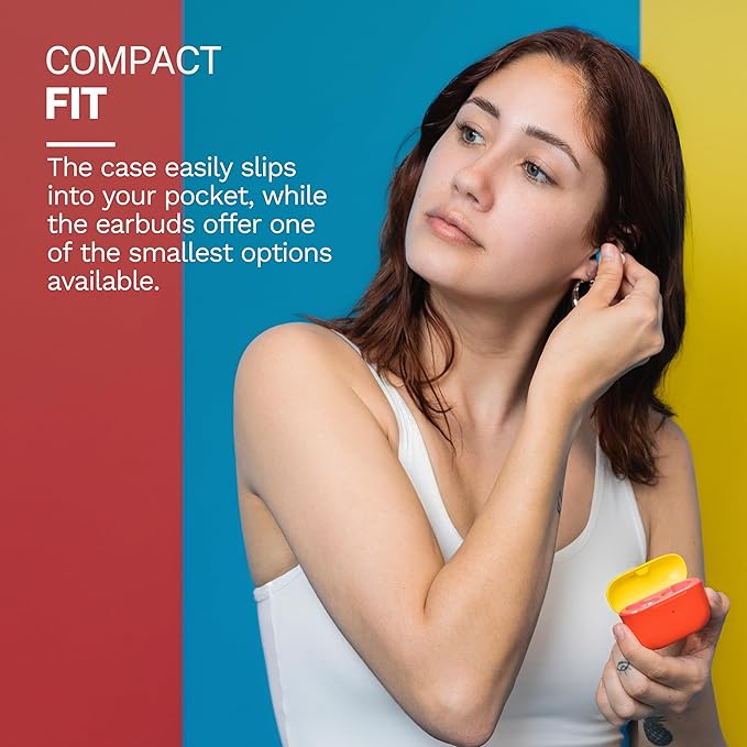 JLab Go Pop+, True Wireless Earbuds, Bluetooth 5, Dual Connect, IPX4, App Support, Confetti