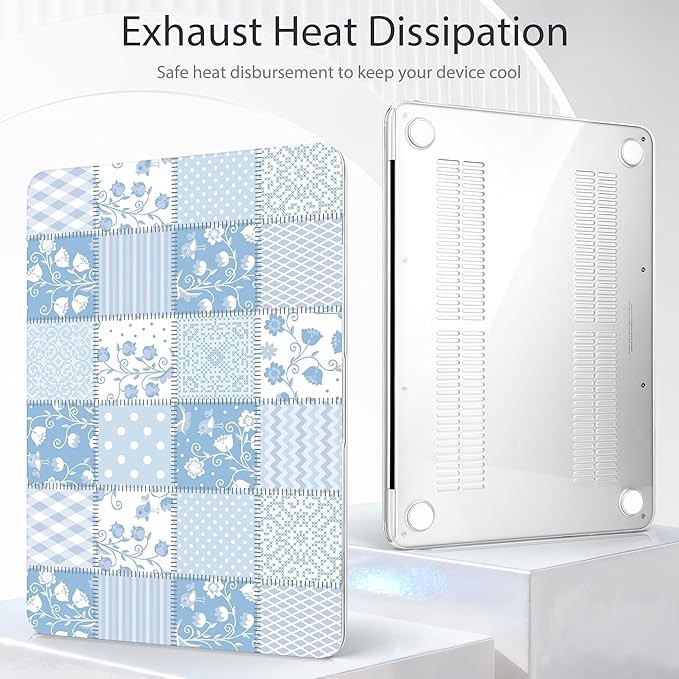 Tuiklol for 2026 MacBook Neo 13 Inch A18 Pro Chip Case, (Model A3404) Anti-Scratch Anti-Drop Slim Hard PC Shell Case with Shockproof Protective MacBook Neo Laptop Cover,Patchwork Floral