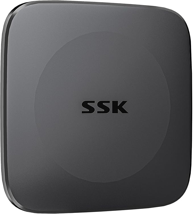 SSK External SSD 256GB,Portable SSD Hard Drive up to 550MB/s,Solid State Drives Type C+USB A External Storage Drive USB 3.2 GEN2 USB C Drive for iPhone 15/Android/Windows/Tablet/Mac/Xbox