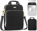 MoKo 15-inch Puffer Laptop Sleeve Bag for MacBook Air 15" / Pro 14" M5/M4/M3/M2 2026-2023, Galaxy Tab S10 FE Ultra 14.8" 2025, Puffy Laptop Carrying Case with Handle & Shoulder Strap, Black