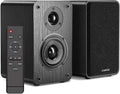 LONPOO Powered Bookshelf Speakers - Wireless 100W RMS Bluetooth with eARC - Powerful Home Music System - Home Theater Systems, Studio Monitors