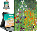 Rotating Case for iPad Air 11 Inch M4/M3/M2 2026, for iPad Air 5th/4th Gen Cases,for iPad Pro 11 Inch Case 4th/3rd/2nd/1st Generation Pencil Holder/Hand Strap/Pocket 360 Degree Rotating, Flower Garden
