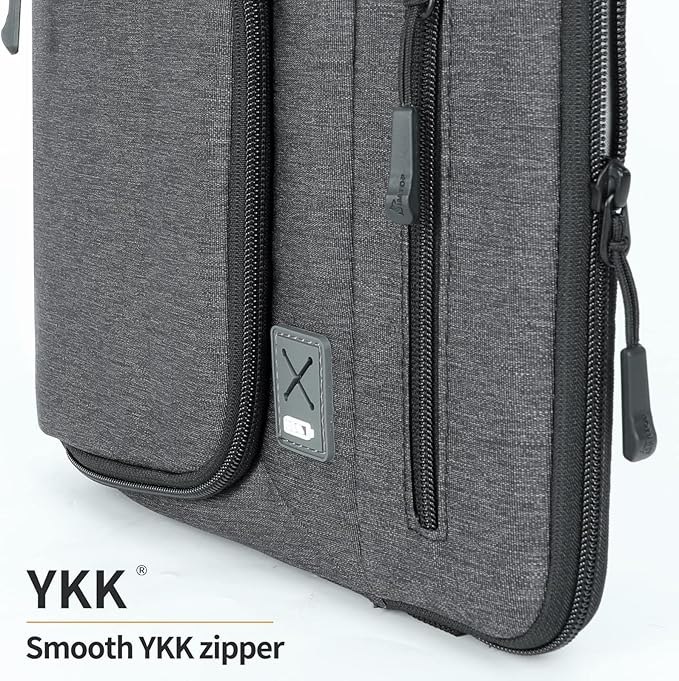 11 Inch Tablet Sleeve, Compatible with iPad Pro 11 (5th–1st Gen, M4/M2/M1), 10.9" iPad Air (7th–4th Gen, M3/M2), Microsoft Surface Go & Other 11" Tablets, Water-Resistant Case