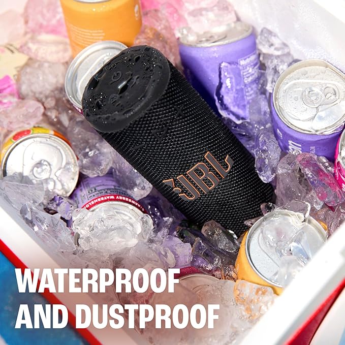 JBL Grip - Compact Bluetooth Speaker with Bold JBL Pro Sound and Ambient Light, up to 14 Hours of Playtime, Water, Dust and Drop-Proof (IP68), & Multi-Speaker Connection with Auracast™ (Red)