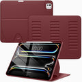 VIKESI Case for iPad iPad Pro 13-inch M5 or M4 Released in 2025 or 2024,Multiple Angles Magnetic Stand Cover,Shockproof Soft Back,Pencil Holder,and Auto Sleep/Wake,Wine