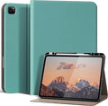 for iPad Pro 12.9 inch Case 6th/5th/4th/3rd Gen (2022-2018) | Premium Leather Folio Stand Cover with Apple Pencil Holder, Auto Wake/Sleep & Multiple Viewing Angles,Light Blue