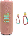 JBL Flip 7 - Portable Waterproof and Drop-Proof Speaker, Bold JBL Pro Sound with AI Sound Boost, 16Hrs of Playtime, and PushLock System with Interchangeable Accessories (Pink)