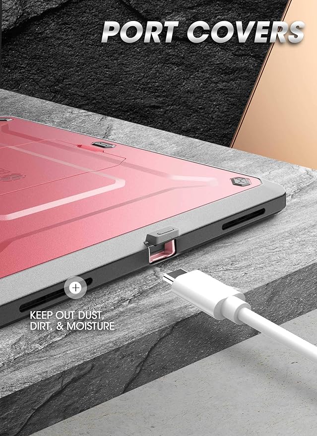SUPCASE Unicorn Beetle Pro Series Case Designed for iPad Air 5 (2022) / iPad Air 4 (2020) 10.9 Inch, with Pencil Holder & Built-in Screen Protector Full-Body Rugged Heavy Duty Case (Rosegold)