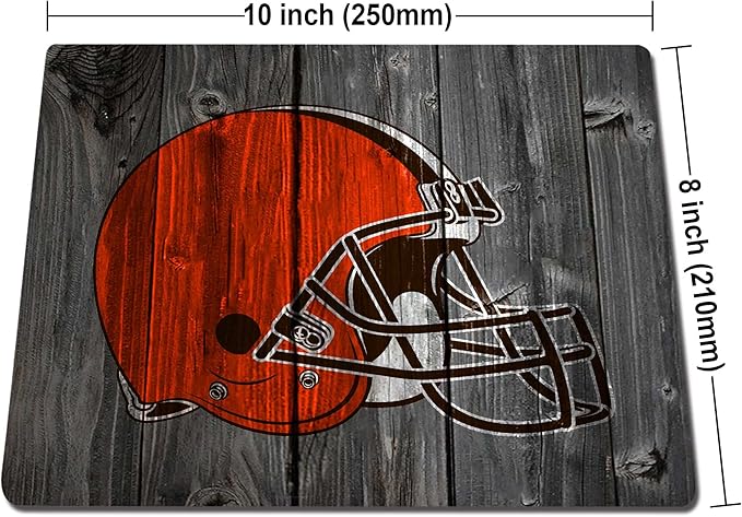 Wood Grain Design Sports Mouse Pad, Non-Slip Rubber Base Mousepad for Computers Laptop Desk, Gaming Mousepad Desk Accessories, Desk Mat Mouse Pad, Office Supplies - Mouse Pads for Desk