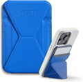 MOFT Magnetic Wallet Stand Compatible with iPhone 17/16/15/14/13/12 Series, Angle Adjustment & Magsafe Compatible MOVAS Phone Stand,Sapphire