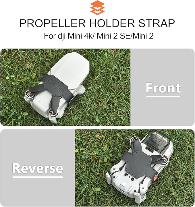 STARTRC Propeller Strap Holder for DJI Mini 4K/Mini 2 SE/Mavic Mini 2 Drone Accessories,Propellers Strap for DJI Mini 4K/Mini 2 SE/Mini 2 Drone Props Protector Stabilizer and Propellers Fixator(not for mini 4 pro）