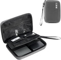 ProCase Hard Drive Case for Canvio Basics Western Digital WD Elements My Passport Seagate Portable Backup Plus Slim 1TB 2TB 3TB 4TB USB 2.5, Portable External Case for 2 Hard Drives -Darkgrey