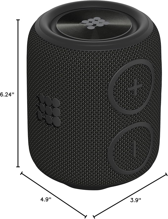 Cubitt Power GO Waterproof Portable Speakers, Portable and Durable with Bluetooth, Quick Charge System, Up to 10 hrs Playing time, Stereo Experience with 2 Speakers, Built in Microphone