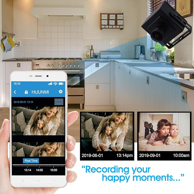 170 Degree Fisheye 4K Webcam 2160P USB Camera with Sony IMX317 Sensor PC Webcamera for Industrial, 30fps 2160P Webcam with Microphone Mini Camera Support Most OS Web Cams
