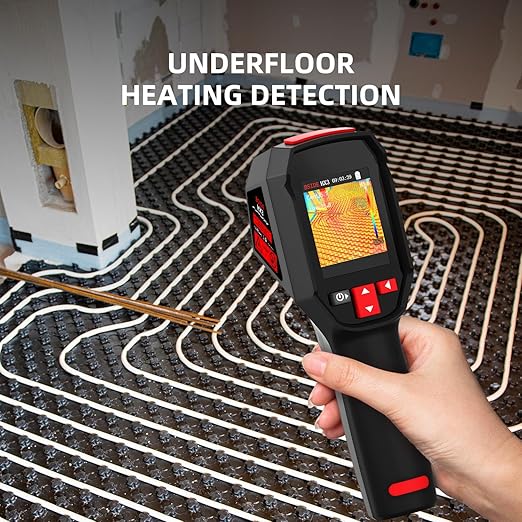 BSIDE Thermal Imaging Camera 240×240 Resolution 15 Color Palettes Infrared Thermal Camera -4°F to 1022°F 25Hz Rechargeable Handheld Thermal Imager with Laser Pointer 50°FOV for Home Inspection HVAC