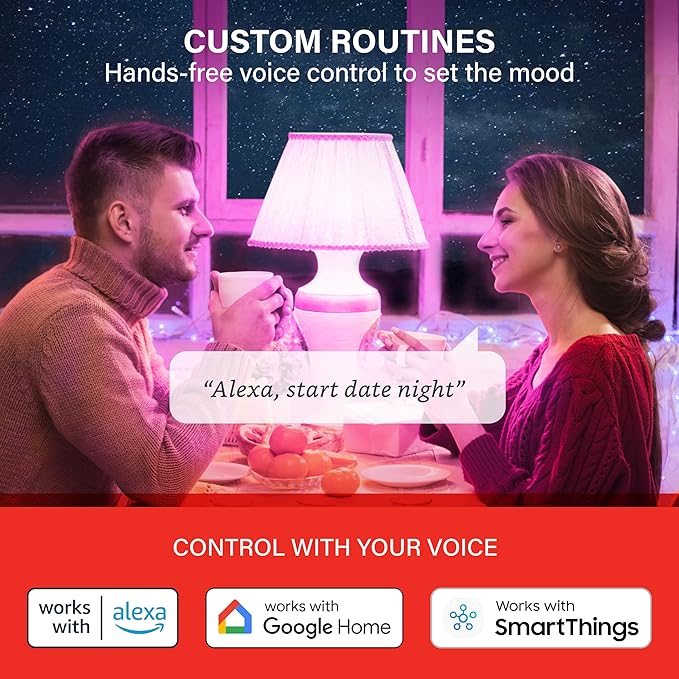 Sengled Smart Light Bulb, Color Changing Light Bulb, WiFi Light Bulbs No Hub Required, Smart Bulbs that Compatible with Alexa & Google Home, Smart LED A19 RGB Light Bulbs, 1 Pack