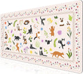 L-SPOUTTO Cute Cat Desk Mat for Keyboard and Mouse,XXL Large Mouse Pad Non-Slip Keyboard Pad Waterproof Desktop Mat for Laptop Computer Work Game Home Office-Cats