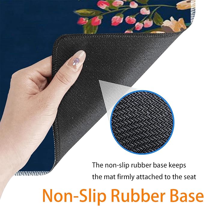 Durable Desk Mat + Wrist Rest Pad + Coasters Set, Large Gaming Office Mouse Pad 31.5 "x 11.8", Extended Non-Slip Rubber Keyboard Pad, Laptop & Home, Christian Psalm 46-10