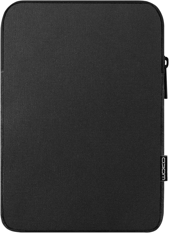 MoKo 13 Inch Tablet Sleeve Fits New 13inch iPad Air M4 2026, iPad Pro M5/M4/Air M3/M2 13", iPadPro 12.9", Galaxy Tab S8+/S9+ 12.4", Polyester Bag Fit with Apple Pencil or Smart Keyboard,Black