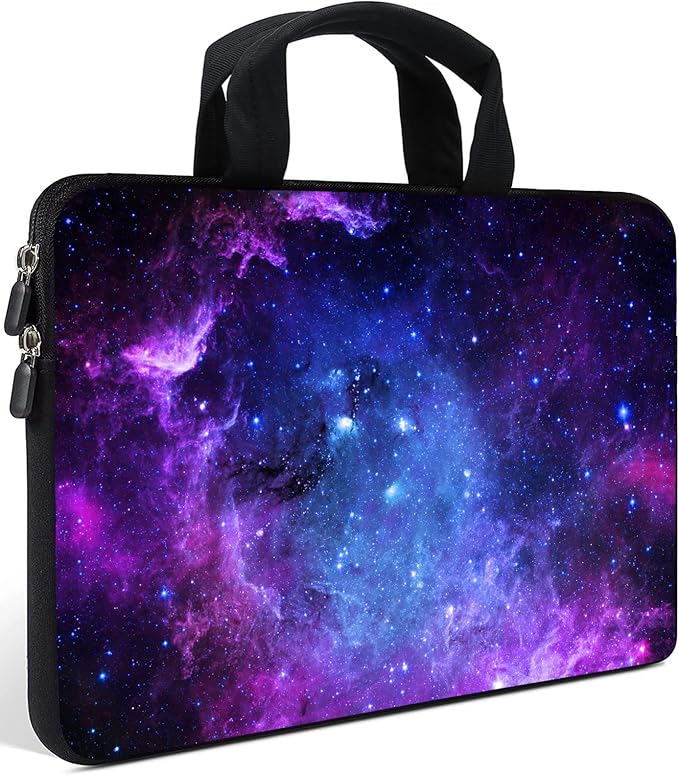 AMARY 11.6" 12" inch Laptop case chromebook case Neoprene Notebook Carrying Pouch Chromebook Sleeve Ultrabook Case Tablet Cover Fit Apple MacBook Air HP DELL Lenovo Asus Samsung (Stars)