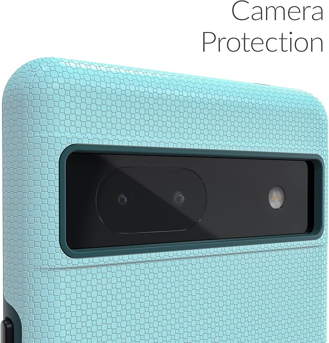 Crave for Google Pixel 7a Case, Shockproof Protection Dual Layer Case for Google Pixel 7a (6.1 inch) - Aqua