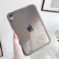 Case for iPad mini 5 (2019) & iPad mini 4 (2015) 7.9 inch Glitter Clear Soft TPU Back Shockproof Cover Bling Sparkly Flexible Silicone Lightweight Case for iPad mini 5th/4th Generation, Gray