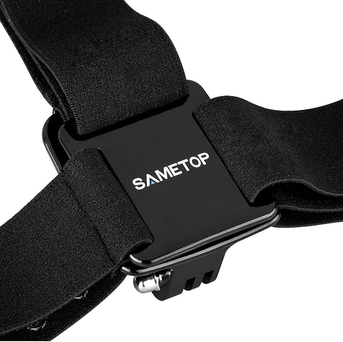 Head Strap Mount Compatible with GoPro Hero 13, 12, 11, 10, 9, 8, Hero 7 Black, 7 Silver, 7 White, Hero 6, 5, 4, Session, 3+, 3, 2, 1, Hero (2018), Fusion, Max, DJI Osmo Action Cameras