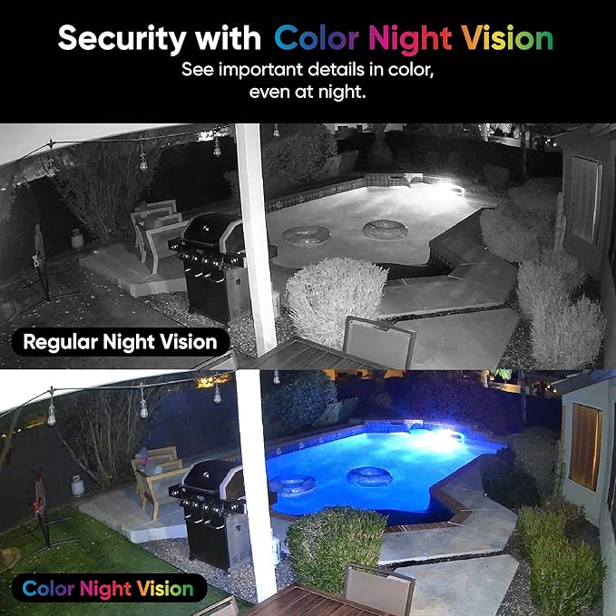 WYZE Cam v4 (Latest Model), 2.5K AI Security Camera, Indoor/Outdoor Cameras for Home Security, Baby Monitor & Pet Camera, Color Night Vision, No Subscription Required, Free Expert Help (2 Pack)