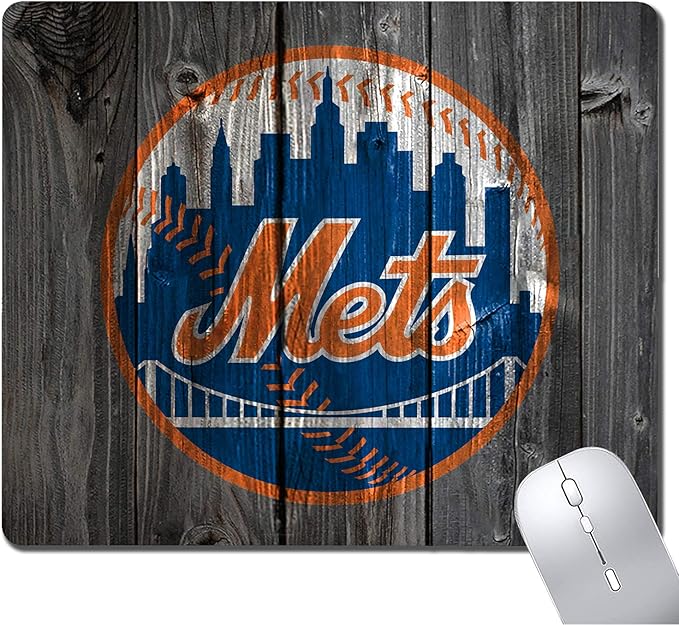 Wood Grain Design Sports Mouse Pad, Non-Slip Rubber Base Mousepad for Computers Laptop, Gaming Mouse Pads for Desk Office Supplies