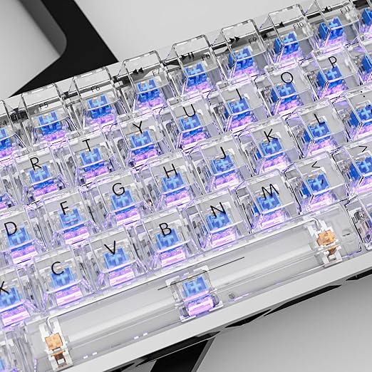 Outemu 108PCS Blue Clicky Mechanical Keyboard Switches,3-Pin Hot-Swappable Pre-Lubricated Switch with 3 Kailh Switches,Crisp Click Sound,for Gaming Keyboards & 3D Print Accessories