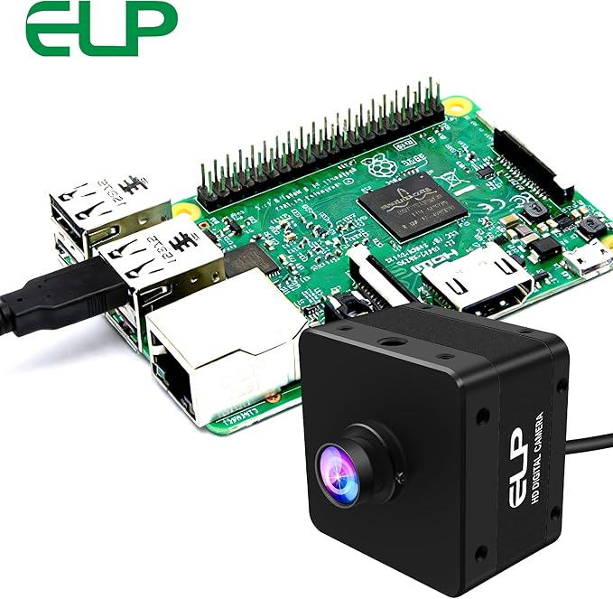 ELP High Speed 4K 60FPS USB Camera for Computer, Mini UVC 2160P USB3.0/2.0 Lightburn Cameras for Windows, Linux, Mac, Pi, Fast Frame Wide Angle 100°(H) IMX678 Webcam for PC Laptop Jetson Nano