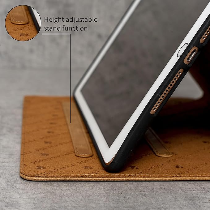 Porter Riley - Leather Case Compatible with iPad Pro 13" - M5 / M4 (2025/2024) Release. Premium Genuine Leather Stand/Cover/Flip Case (Tan)