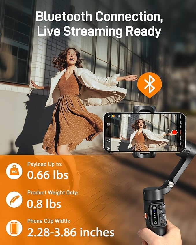 hohem iSteady X3SE Gimbal Stabilizer for iPhone & hohem iSteady V3 Ultra Gimbal Stabilizer for Smartphone