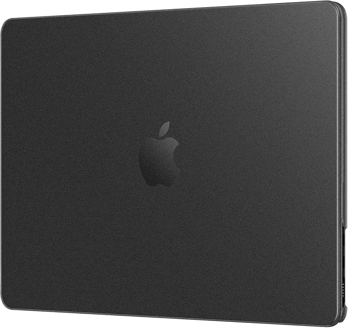 EooCoo Compatible with MacBook Air 13 inch Case M5 2026-2022 M4 M3 M2 A3449 A3240 A3113 A2681, 100% Match Official Color, Upgrade Matte, Dent & Scratch Protection Hard Shell for Mac Air 13.6, Black