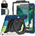 ROISKIN for iPad Pro 10.5 Case 2017/iPad Air 3rd Generation Case 2019, Rugged Heavy Duty Protective Cover with Screen Protector Pencil Holder, 360° Swivel Stand/Handle, Shoulder Strap for Kids