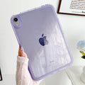Case for iPad mini 7 (A17 Pro) 2024/ iPad mini 6 Case 2021,iPad mini 7th/6th Generation 8.3 inch, UUcovers Glitter Clear Soft TPU Back Shockproof Bling Sparkly Silicone Lightweight Thin Cover, Purple