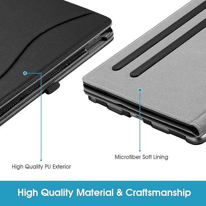 Fintie Case for iPad Air (3rd Gen) 10.5" 2019 / iPad Pro 10.5" 2017 - [Corner Protection] 360 Degree Rotating Smart Protective Stand Cover w/Pencil Holder, Auto Sleep/Wake, Black