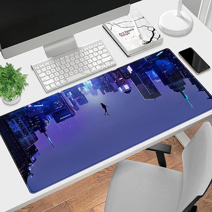 Anime Desk Mat XXL Gaming Mouse Pad, Extended Keyboard Mat, Full Desk Accessories, 31.5"x15.75"