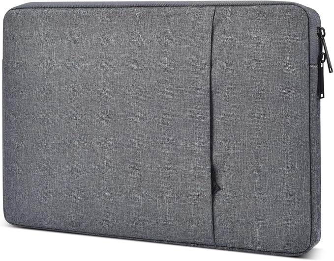 Portable Monitor Sleeve 18.5 inch, Padded Carrying Case Compatible with Most 18.5-in Portable Display Monitors, Water-Resistant Shockproof Monitor Bag with Accessory Pocket -Space Gray