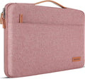 DOMISO 360 Protective Laptop Case 16 inch, 16 inch Laptop Sleeve Compatible with Mac Book Pro 16, Waterproof Computer Cases Bag with Handle,Pink