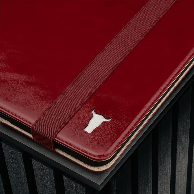 TORRO Case Compatible with iPad Air 11" M4 (2026), M3 (2025) & M2 (2024) and iPad Air 5th / 4th Gen - Leather Folio Cover, Stand, Apple Pencil Charging, Auto Wake/Sleep (Red)
