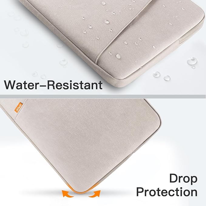 JETech Laptop Sleeve for 13-14Inch MacBook Neo (A18 Pro), MacBook Air/Pro (M1-M5) 2020-2026, 13-13.6 Inch Notebook, Waterproof Shock Resistant Bag Case with Accessory Pocket (Starlight)