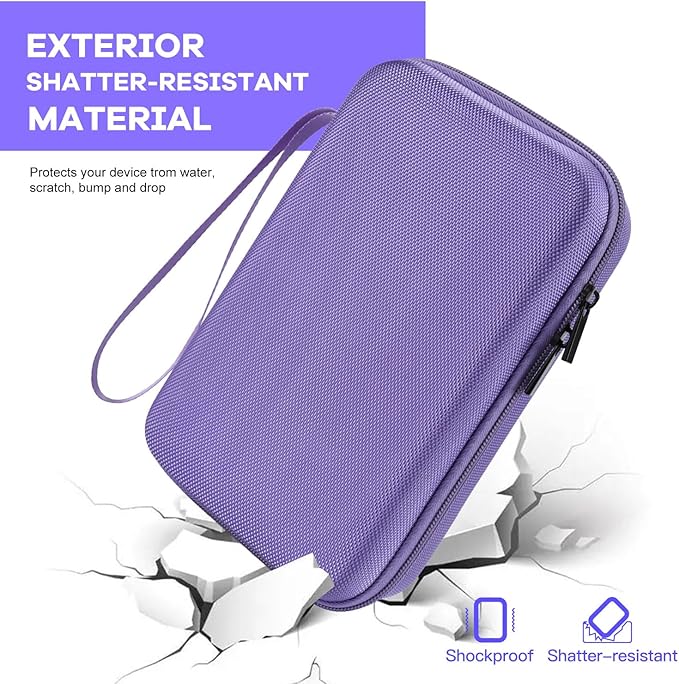 Hard Travel Electronic Organizer Case for MacBook Power Adapter Chargers Cables Power Bank Apple Magic Mouse Apple Pencil USB Flash Disk SD Card Hard Drive Waterproof Shockproof Accessories Bag Case