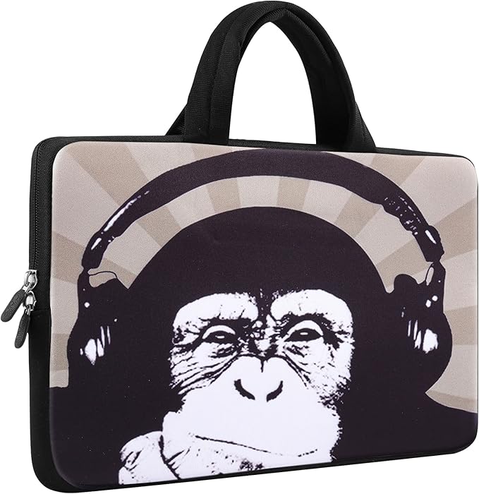 iColor 11 11.6 12 12.1 12.5 Laptop Carrying Bag Chromebook Case Notebook Ultrabook Tablet Handle Tote Cover Neoprene Sleeve for Apple MacBook Air Samsung Google Acer HP DELL Lenovo Asus ICB12-09